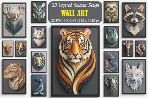 3D Layered Animals Design Wall Arts Bundle: A Brand Designer’s Real-World Review