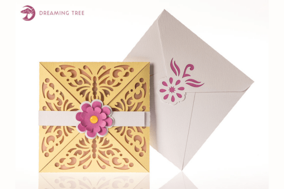 Butterfly Greeting Card SVG: Elegant 3D Design for Greeting Cards & Craft Projects