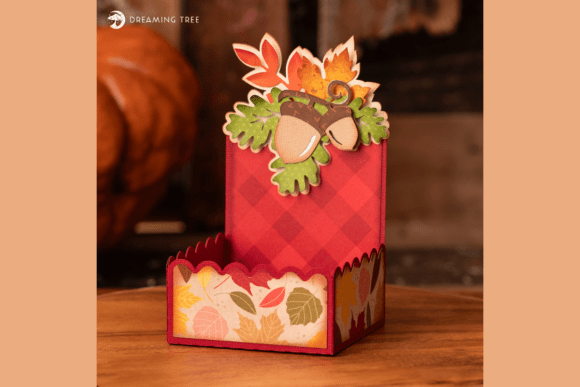 Candy Apple Treat Holder: A 3D SVG Centerpiece for Festive Branding