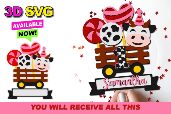 Cute Cow Cute Cow: A Playful 3D SVG Design for Blog Graphics & Editorial Content