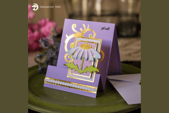Daisy Card SVG: A Bright 3D SVG Greeting Card for Joyful Blog Graphics