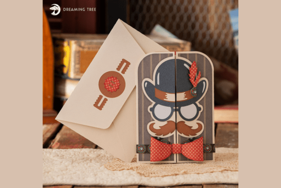 Father’s Day Shutter Card 3D SVG for Blog & Editorial Design