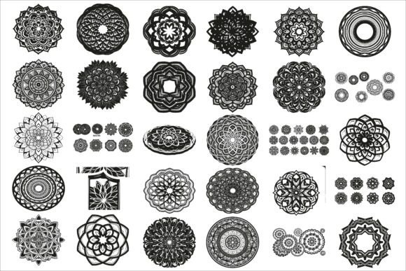 Intricate 3D Layered Mandala Design – A Sophisticated Graphic for Spiritual and Lifestyle Branding