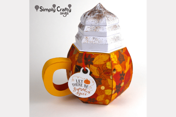 Pumpkin Spice Mug 3D SVG: A Seasonal Design Asset for Cozy Branding