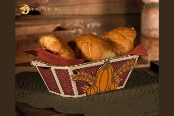 Thanksgiving Bread Basket SVG Adds Seasonal Charm to 3D Web Design